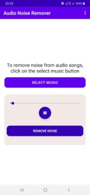 Noise Removal App (Audio & Vid android App screenshot 1