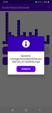 Noise Removal App (Audio & Vid android App screenshot 2